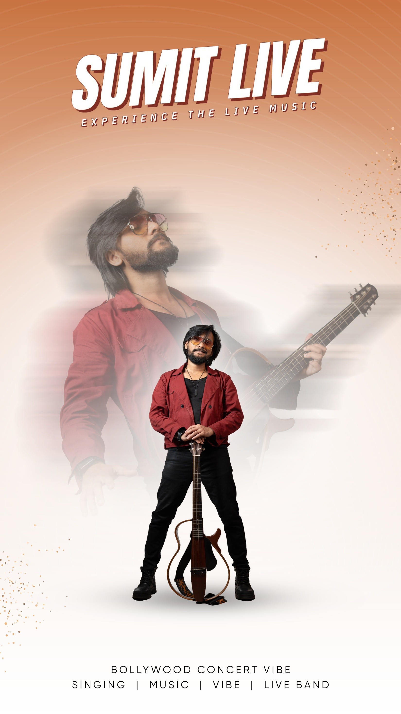 Sumit performing live